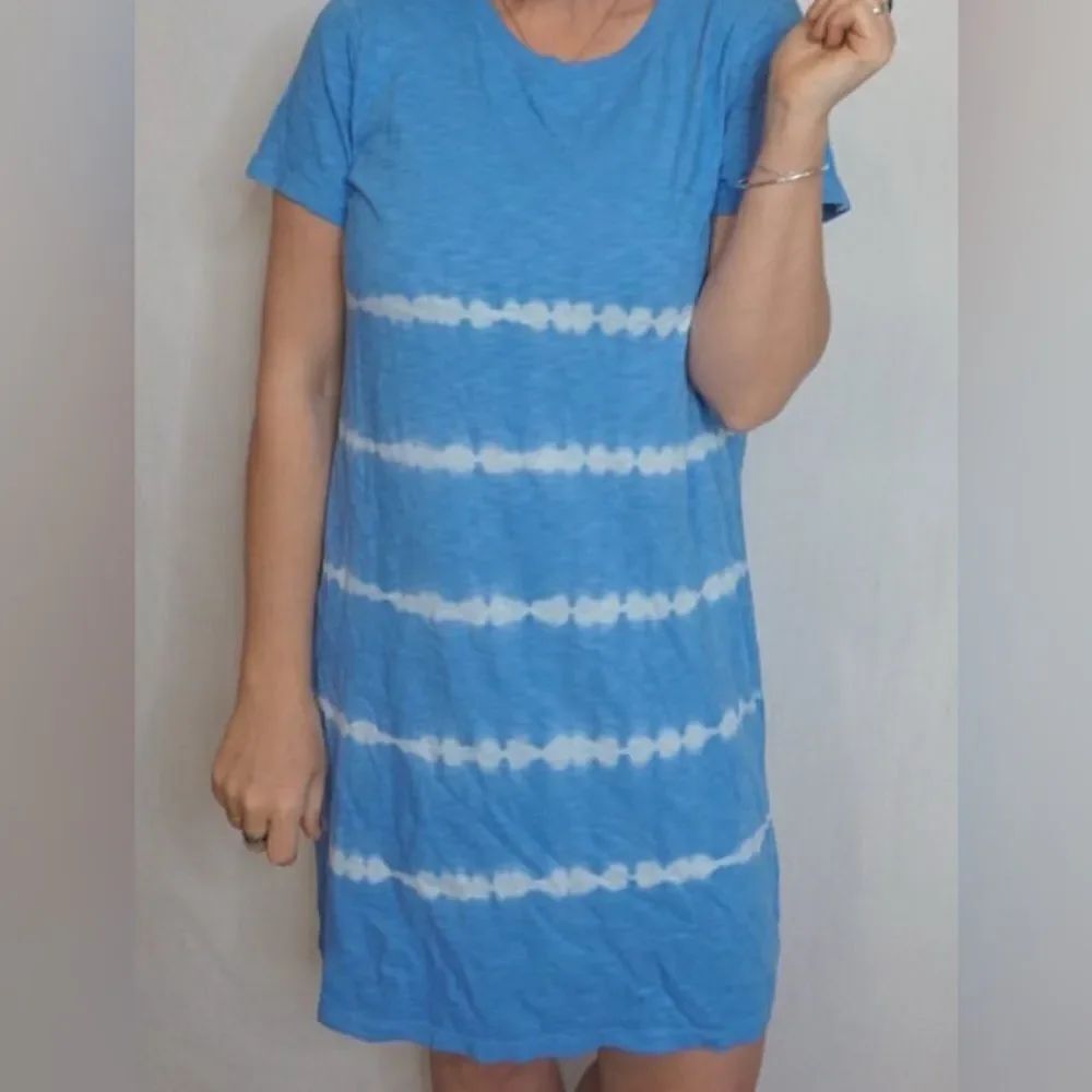 🌊 Blue + White Tie Dye T-Shirt Dress - Universal Thread